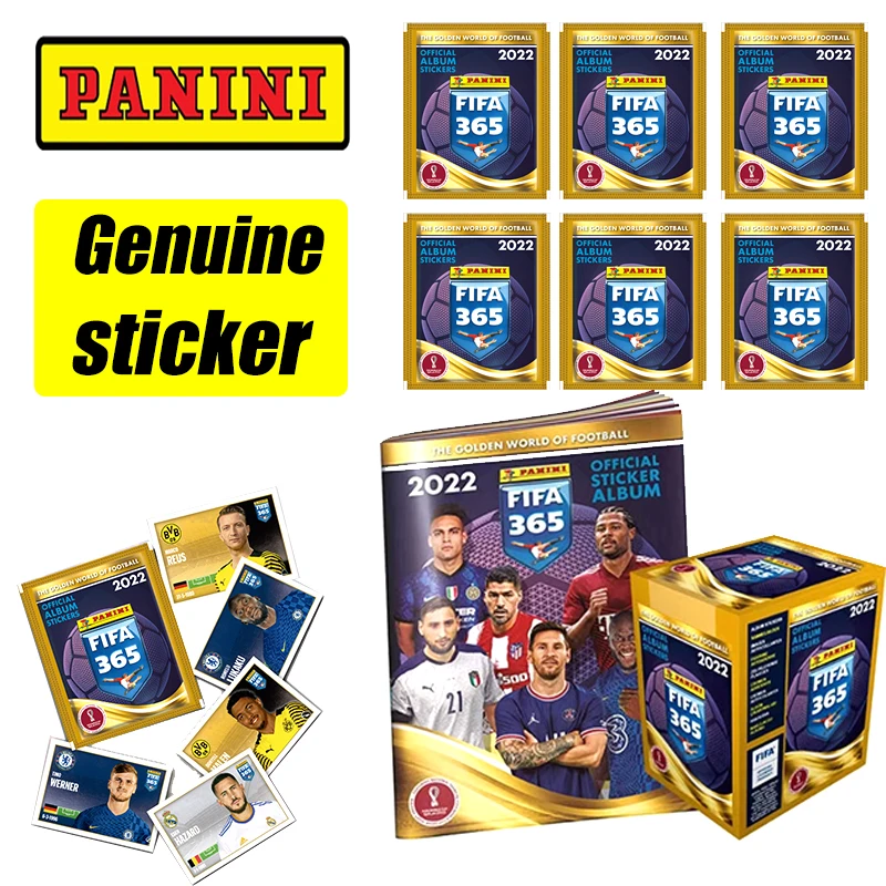 Panini 2022 FIFA365 Futbalová hviezda Rare Limited Edition Obľúbené nálepky vianočné narodeniny darčekové hračky s jedným balíčkom