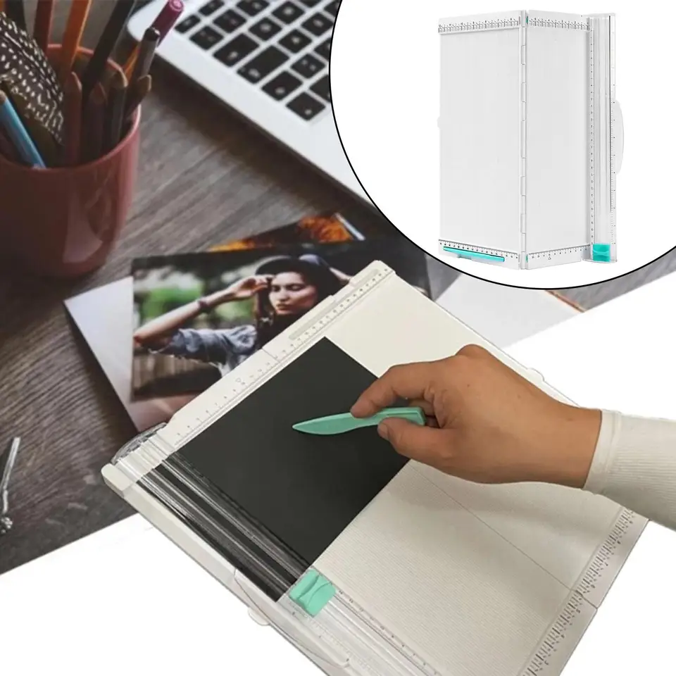 Paper Trimmer Boding Board Paper Skladací scrapbooking Tool DIY, C, 36x35 cm
