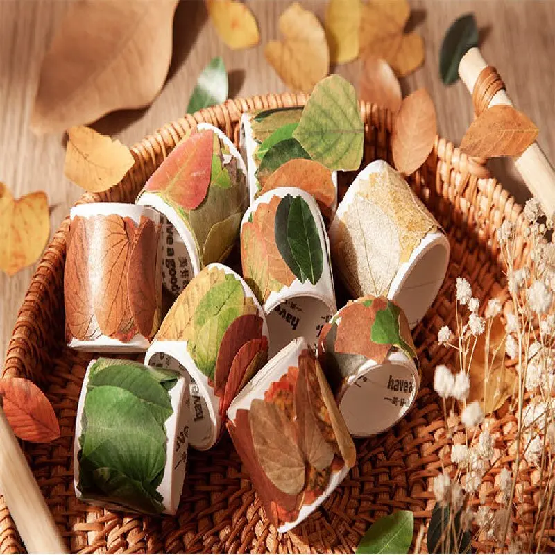 Papier 6 Style 50 PCS/Pack Washi Paper Material Materiál nepravidelný nálepka na pásku Creative Art DIY Handbook Dekorácie