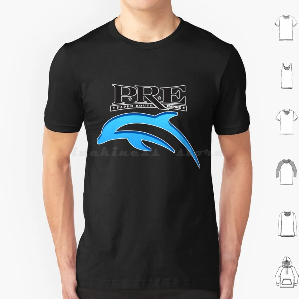 Papierová trasa Empire T košeľa 6xl bavlna Cool Tee Kadashirt Paper Route Empire Young Dolph Empire Paper Trase Memphis Prep Hip Pop