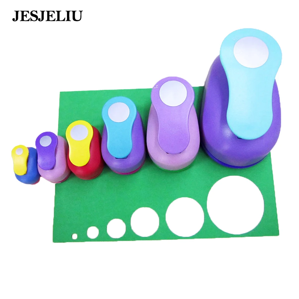 Papierový puncers kruh punč Round Shat Scrapbook Craft pre materské školy kancelárske potreby pre deti