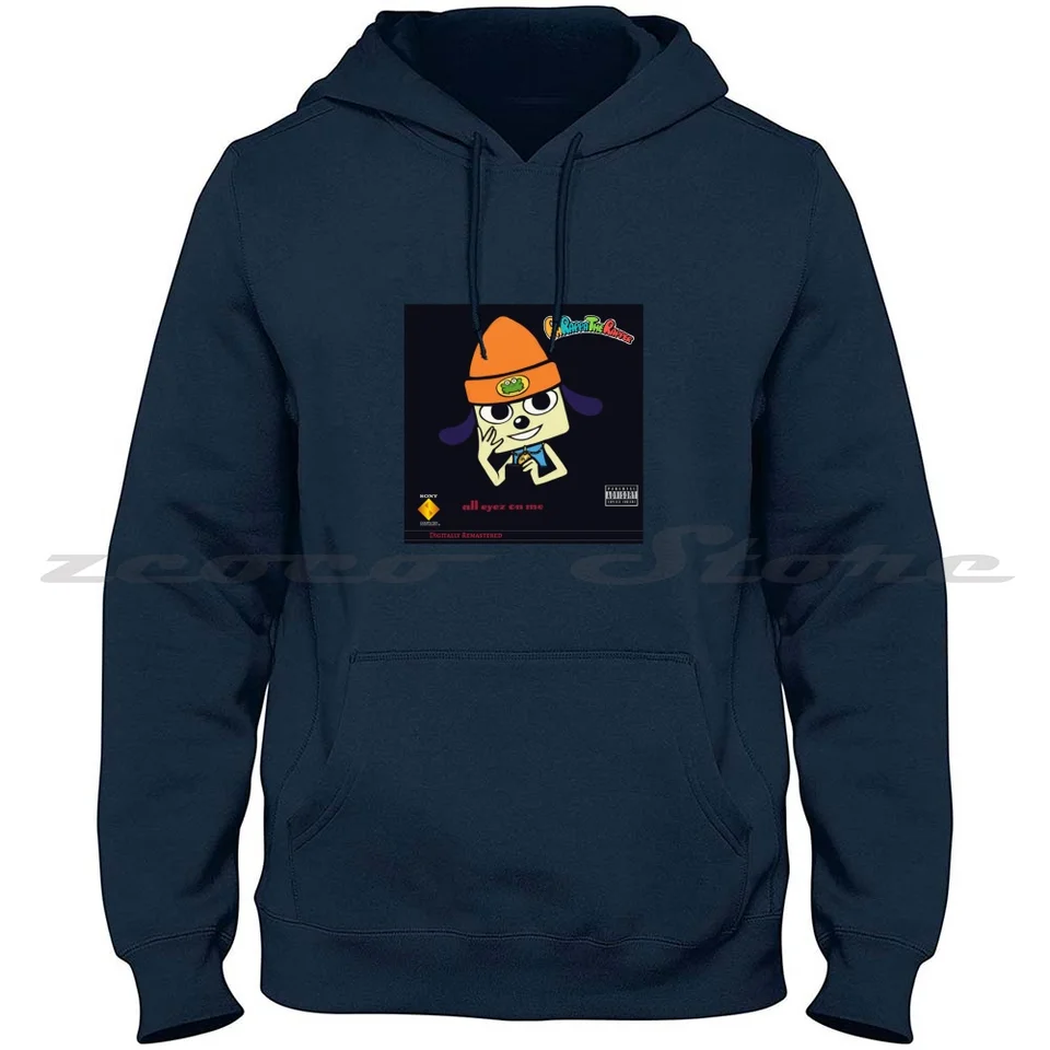 Parappa 2pac-er módne mikiny Vysokokvalitné mikiny s dlhým rukávom Parappa Rapper PS1 2Pac