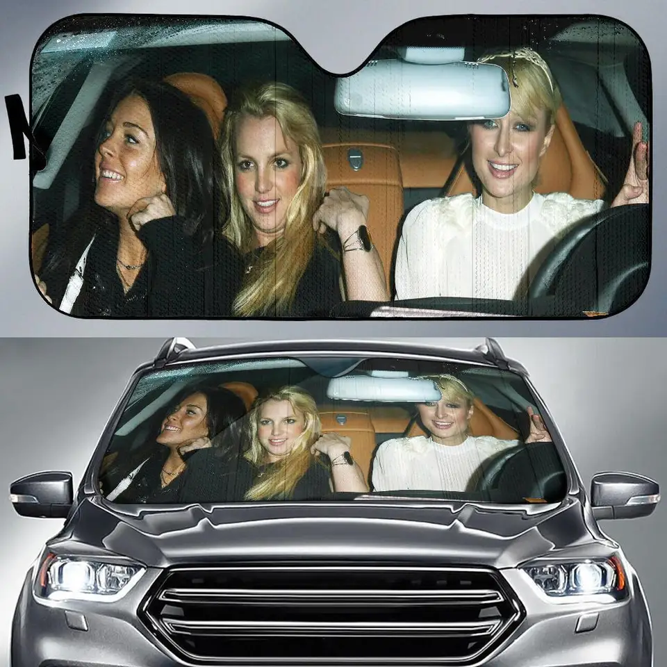 Paris Hilton Linsay Lohan Britney Spears Car Sun Shade Car Sun Visor Car Aut