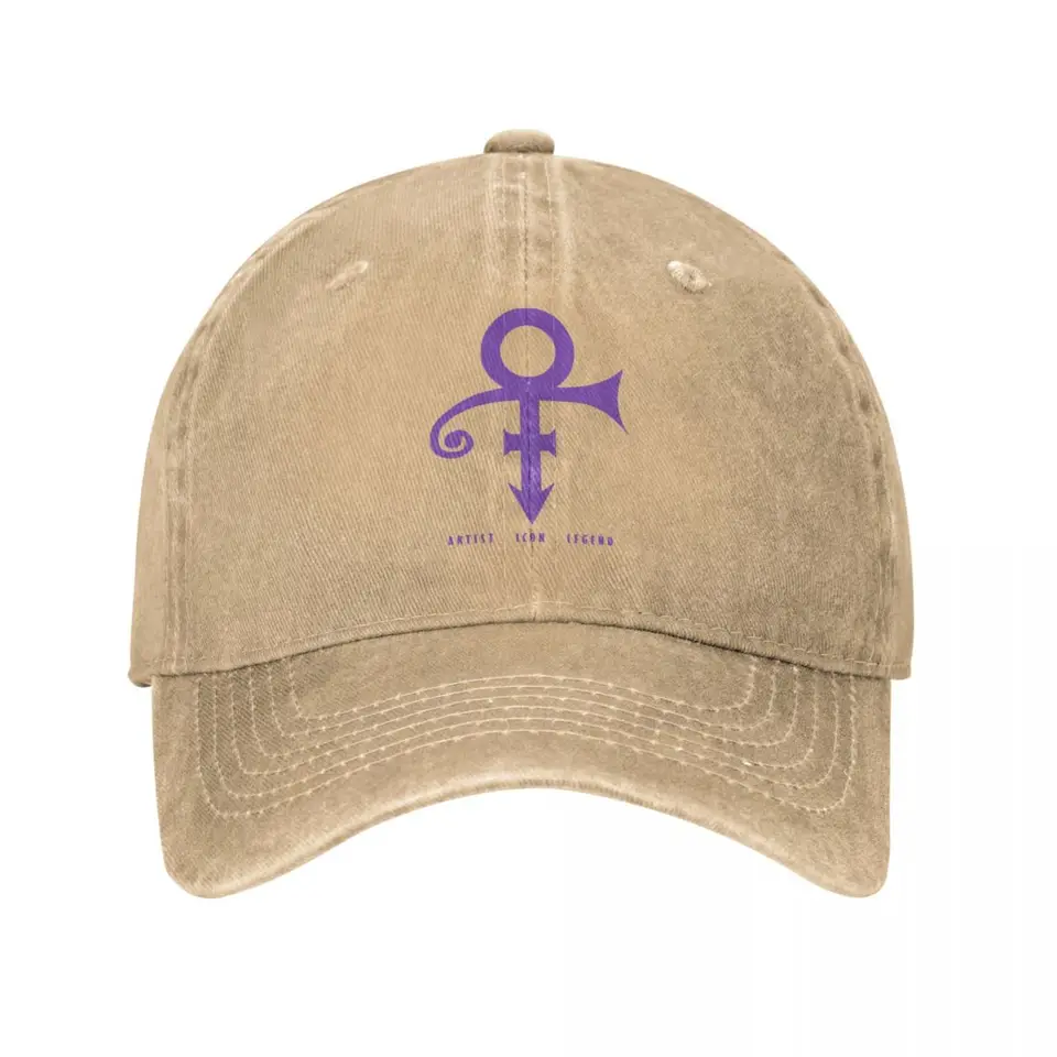 Park princa Paisley Park umelca baseballová čiapka Merch Príležitostne zúfalé umývané fialové dážď jeho kráľovská zlý badness tafkap klobúk hlavy