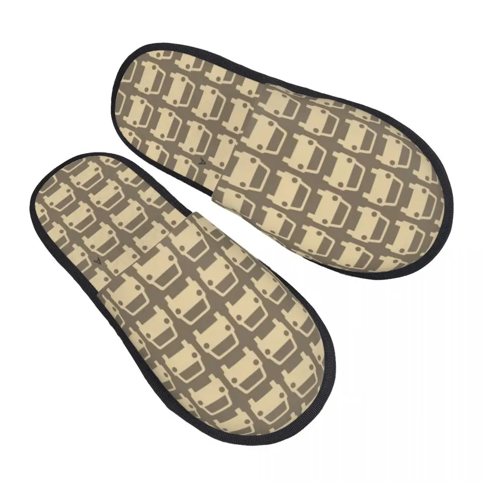 Parkkové parkovacie vzory Pubble House Plippers Women Comfy Memory Foam Orla Kiely skĺznite na kúpeľné topánky