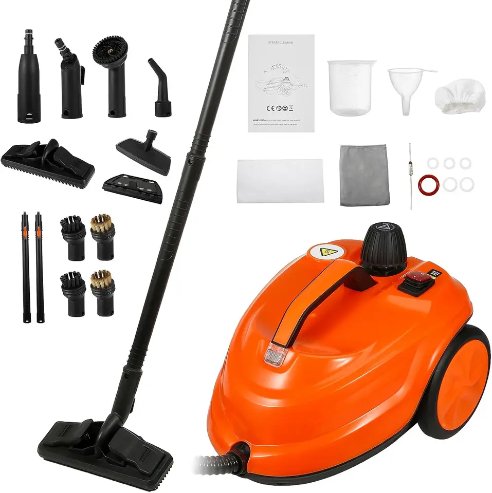 Parný čistič 1800W viacúčelové parné čistič pre domácnosť Používa 5,0 bar Vysokavetého parného čistiaceho prostriedku pre auto detaily 32