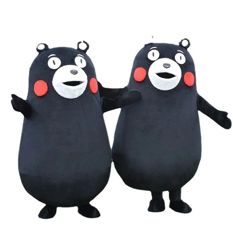 Party Propsplay Japan Bear Kumamon Cartoon Mascot kostým Reklama Obrad narodeniny Fancy Dress Party Animal Karneval Per