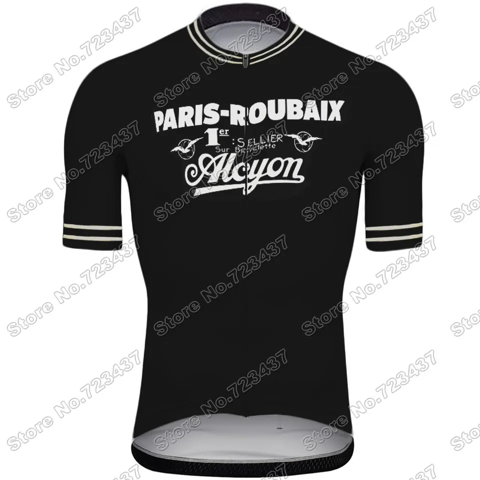 Paríž-Roubaix 2021 Cycling Jersey Retro Cycling Clothing Men Road Bike Tops Tops Mtb maillot cyklisme ropa ciclismo