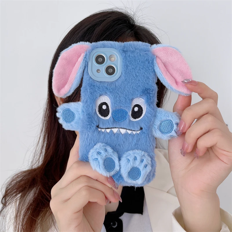 Pase Plush Plush pre Samsung Galaxy Note 20 Ultra 10 9 8 A750 J7 Pro J6 J5 J3 J2 Prime Plus 3D Cartoon Furry Cover Furry Cover