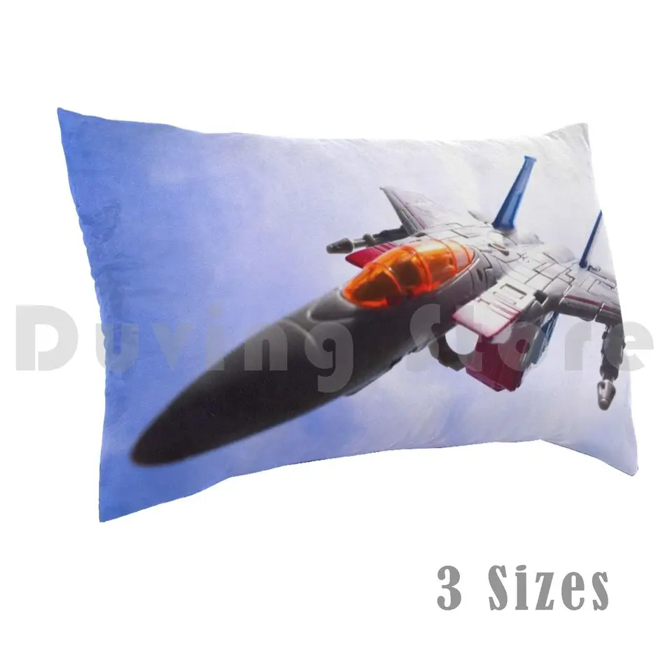 Paska vankúša NIE JE Únik! 00 Starscream Earthriise War for Cybertron Toy Photography Jet