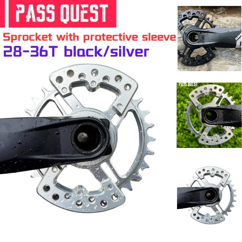 Pass Quest Road Bike Protection Plus a negatívne zuby pouličné auto svah hardtail akčného vozidla Vhodné fandxp am dub 3mm