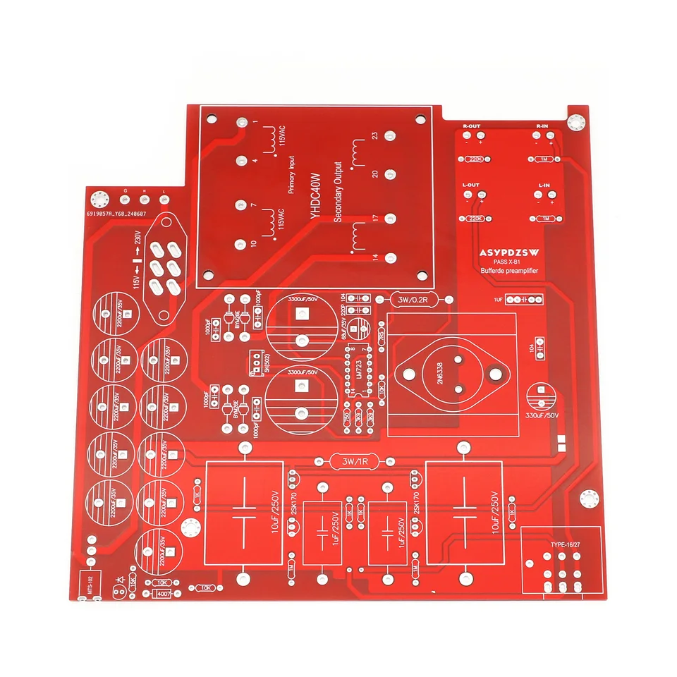 Pass X-B1 pufrovaná predzosilňovacia základňa na Pass B1 pufra predzosilňovača Circu Circu holé DPS