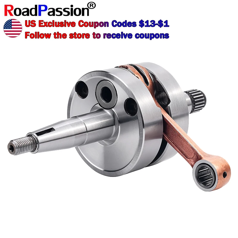 Pasy Motocycle Pass Motorcycle Diesty Crankshaft Montážna súprava pre Kawasaki KX65 KX 65 2000 2001 2002 2003 2004 2005 13031-1467