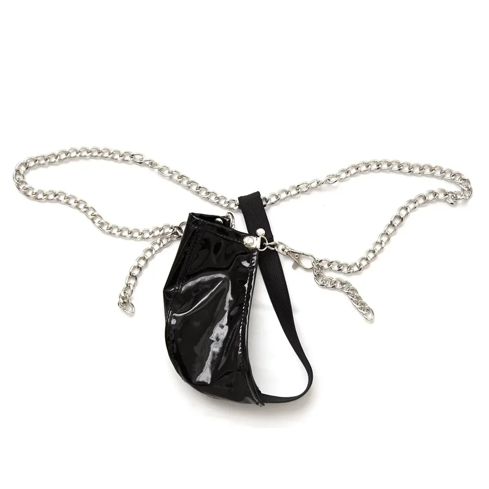 Patentská kožená cudnosť nohavice stručné sexy spodné prádlo nohavičky cudnosť pás BDSM Bondage Lasting Fetish Short Lady Cosplay Goods