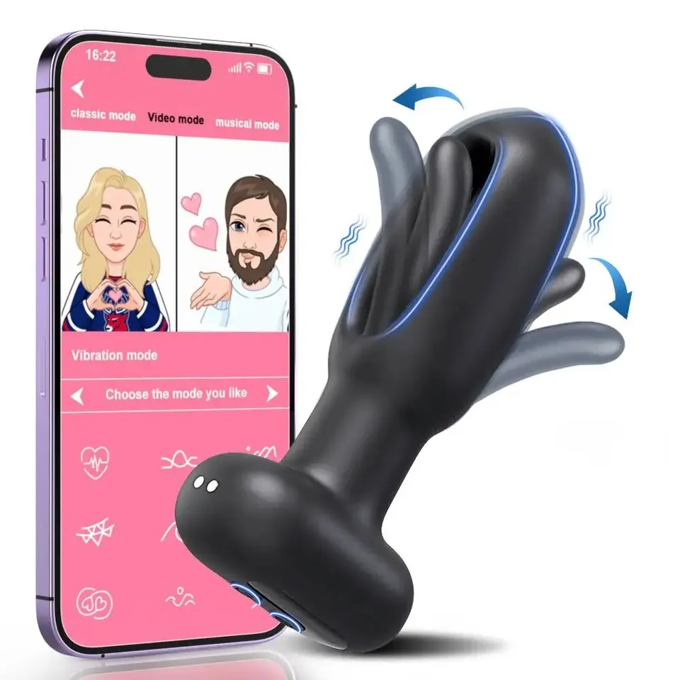 Patting Anal Butt Plug Vibrátor pre mužov Ženy bezdrôtové diaľkové vibračné análne sexuálne hračky pre mužov stimulátor prostaty páry