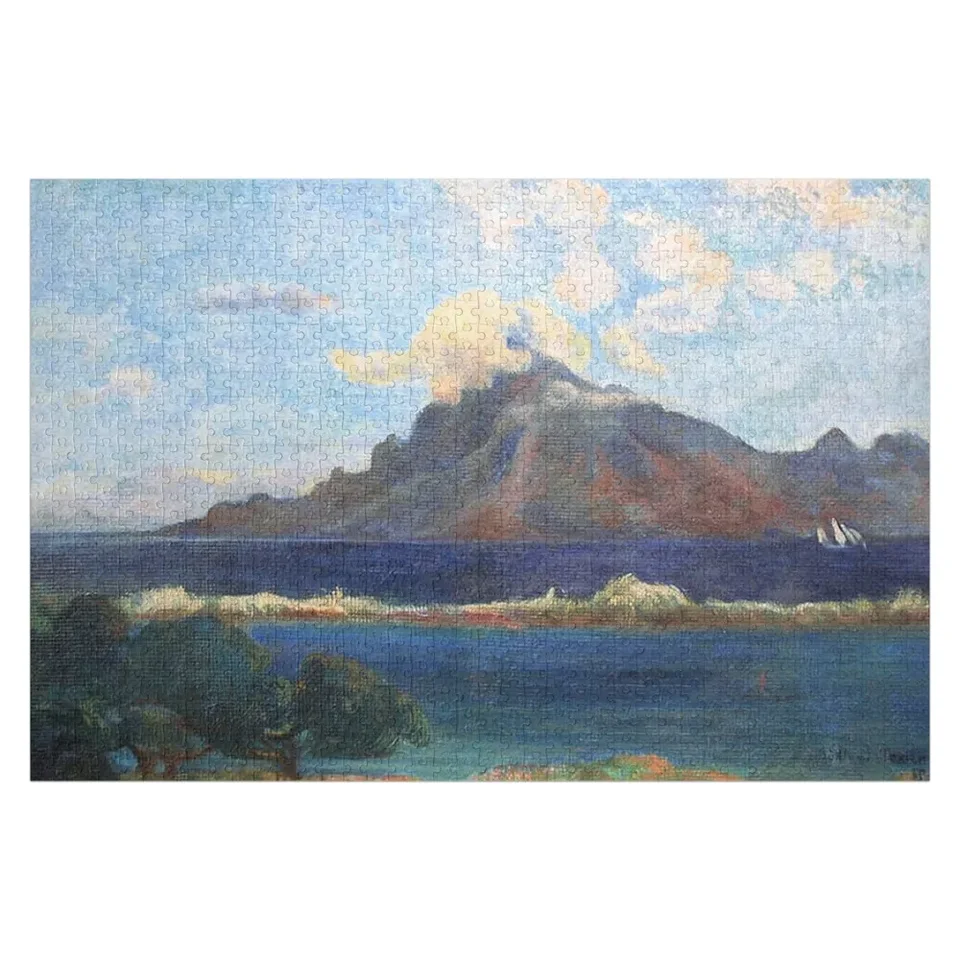 Paul Gaugin - Tahiti Jigsaw Puzzle Drevené boxy Game Deti Custom Puzzle