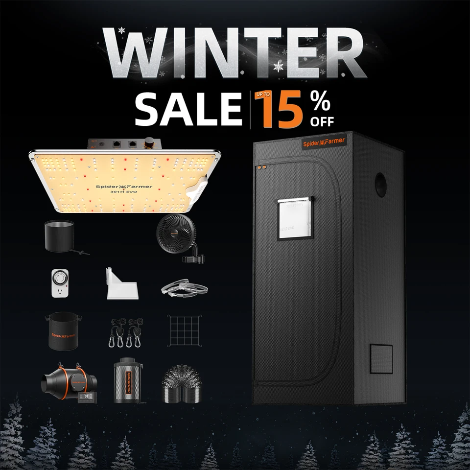 Pavúk farmár SF1000 LED Grow Light+70x70x160 cm pestovanie stanov s inteligentným uhlíkovým filtrom pre vnútorné rastliny Hydroponika