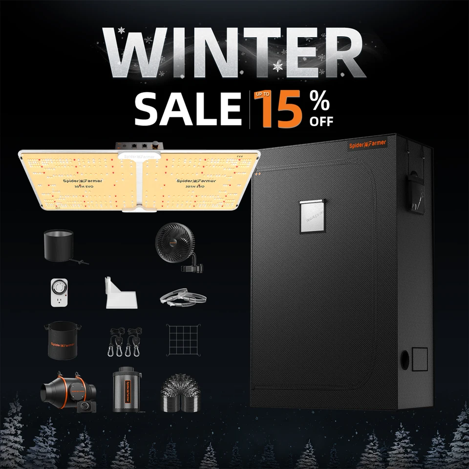 Pavúk farmár SF2000 LED Grow Light+120x60x180cm pestovateľy stanových súprav s uhlíkovým filtrom pre vnútorné rastliny kvety Hydroponika