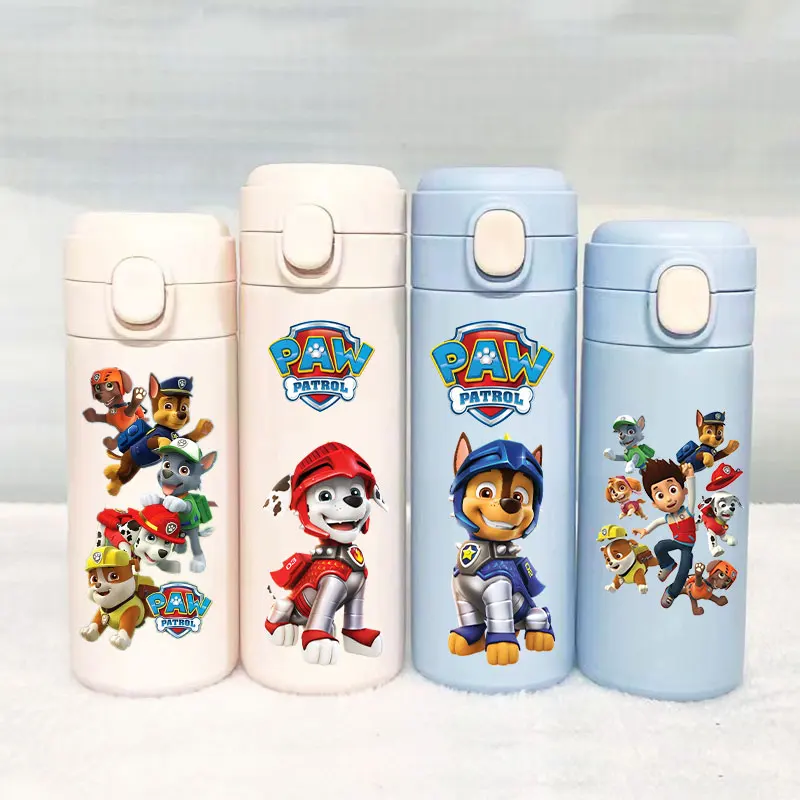 Paw Patrol 320 ml/420 ml tepelného pohára Ryder Chase Prenosná veľká kapacita Vonkajšia športová vodná šálka Pitie fľaša z nehrdzavejúcej ocele
