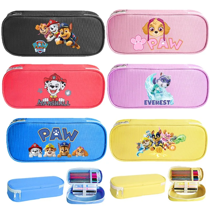 Paw Patrol ceruzka Case študent Skye Chase Girl Boy Pen Case Bag Veľká kapacita krabičky vrecka kancelárske potreby Škola Dodávateľ anime darček
