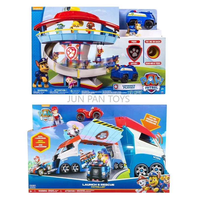 Paw Patrol Lookout Playset so svetlami a zvukmi spustenie záchranná hliadkacia figúrka zberateľná klasická karikatúra Kids hračky 1pc