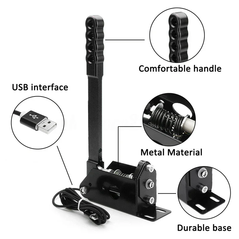 PC 14 -bitové sim ručné brzdenie USB USB pre Logitech Racing Games G25/G27/G29/T300/T500 FANATECOSW pre LFS Dirt Hand Brzdenie Nový