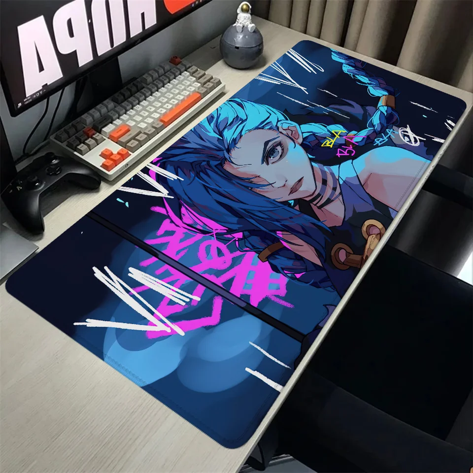 PC Gaming Accessories Jinx PK Control Mouse Pad 900x400 Gamer Desk Deskory Accessory Office Computer Table MousePad Anime Mat