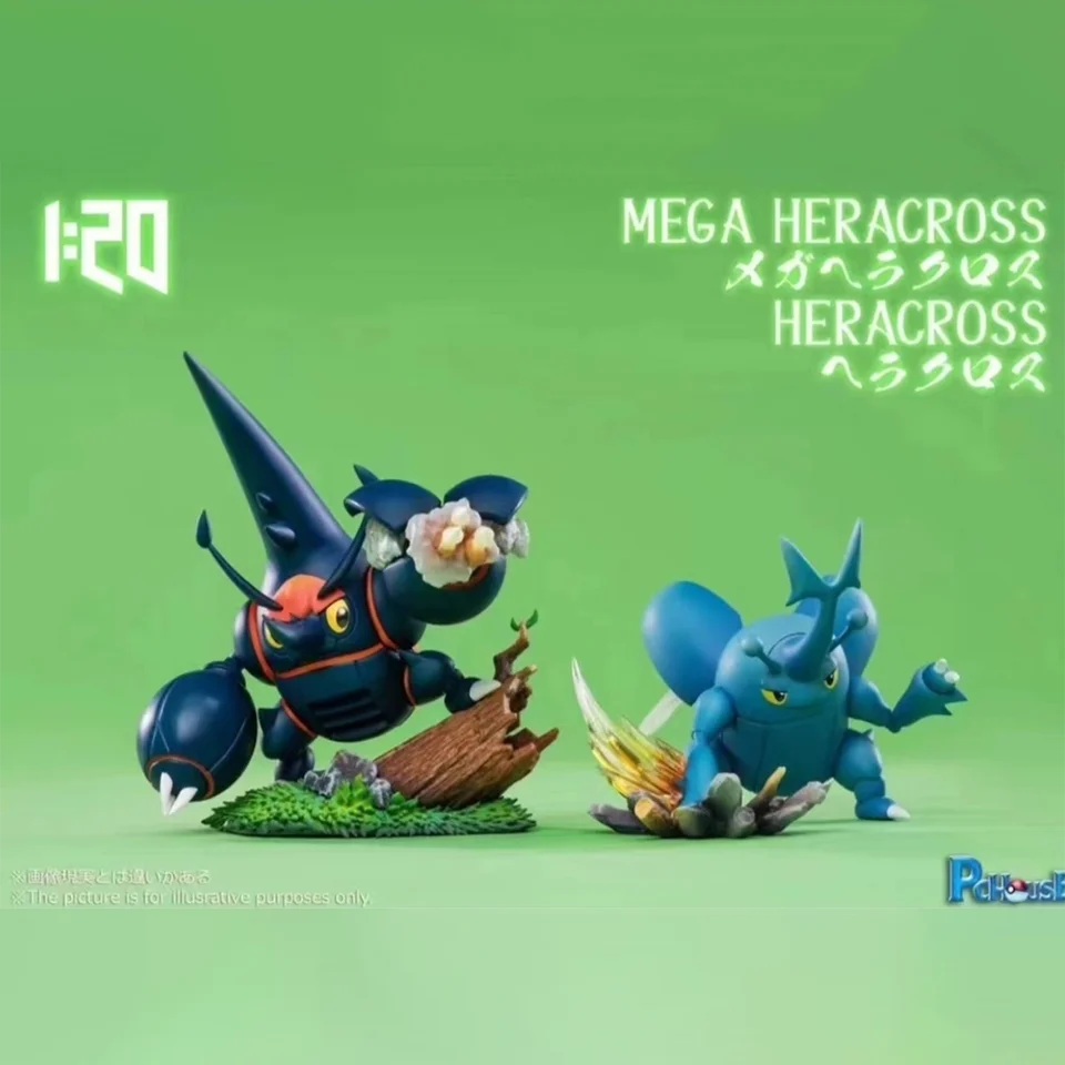 PC Herachros-Mega Anime Pokemon Obrázok 1/20 Figurka stupnice #214 HERACHROS Akčné figúrky Zhromažďovanie dekorácie modelky hračky narodeniny darček