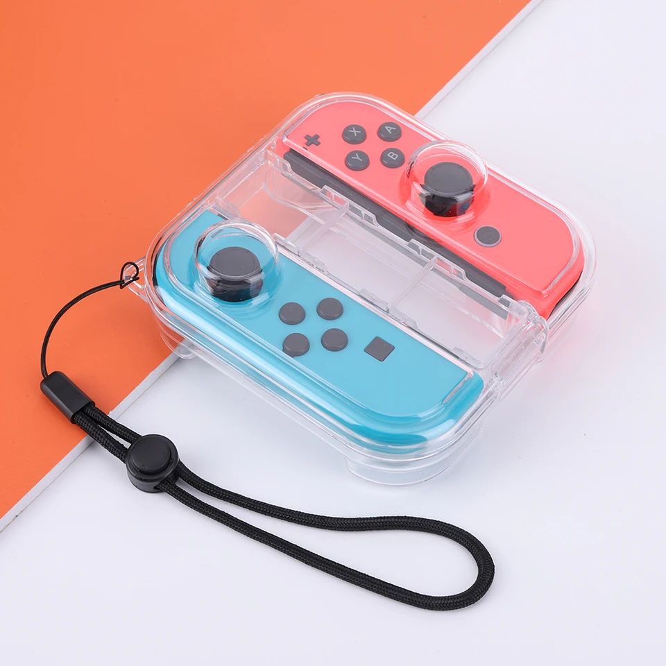 PC Transparent Protection Puzdro Dustodope odolný v oblasti prachu Gamepad Transparent Box pre Nintendo Switch/OLED Joy-Con