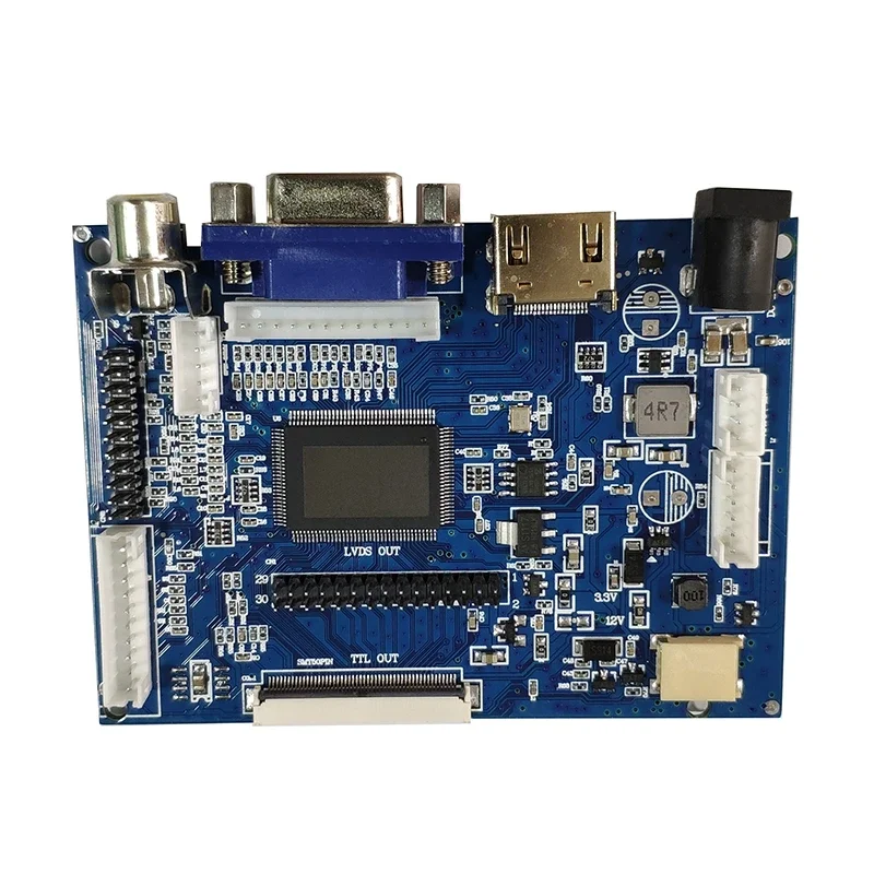 PCB800099-V.9 LVDS TTL Upgrade Driver Board so vstavanými parametrami viacerých obrazoviek Universal Driver Board