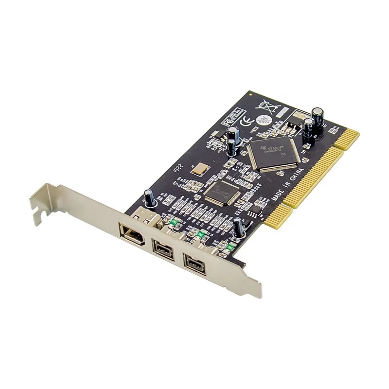 PCI 1394A+1394B Firewire Card 2+1 porty 1394 port PCI Card Card Ti Chipset Ti Sn082aa2+TSB81BA3