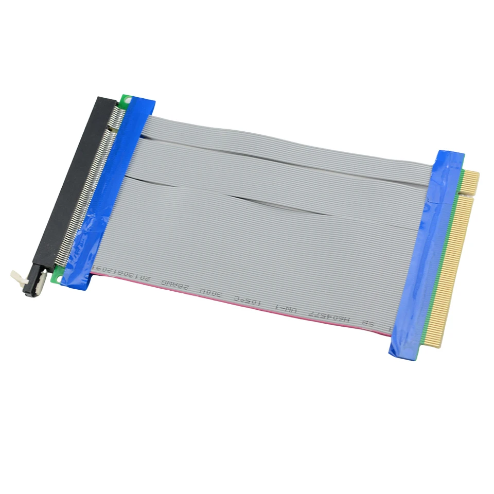 PCI Express 16x Riser Card Extender Flexibilný predlžovací kábel adaptér 15 cm DIY Elektronika vhodná pre malé puzdro 1U 2U