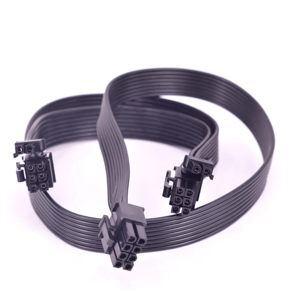 PCI Express 8pin až Dual 6+2pin napájací kábel PCIe 8 PIN 1 až 2 SPITER pre Corsair TX850M TX750M TX650M Modulárna PSU