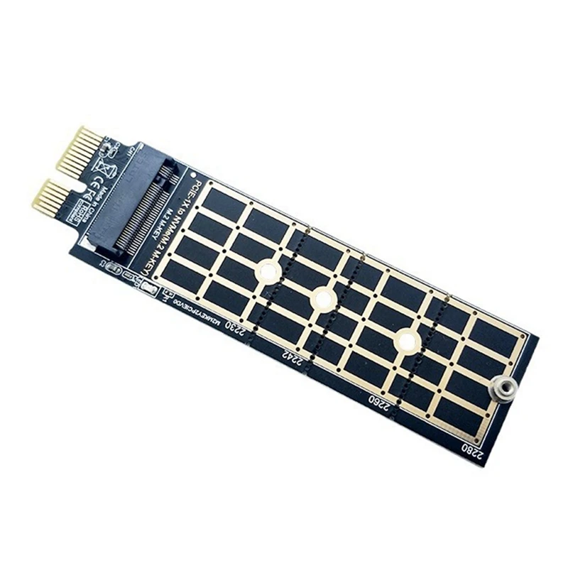 PCIe to M.2 Adaptér NVME SSD M.2 PCIE 3.0 X1 RAISER CARD PCI-E M Kľúčový konektor podporuje 2230 2242 2260 2280 M.2 SSD