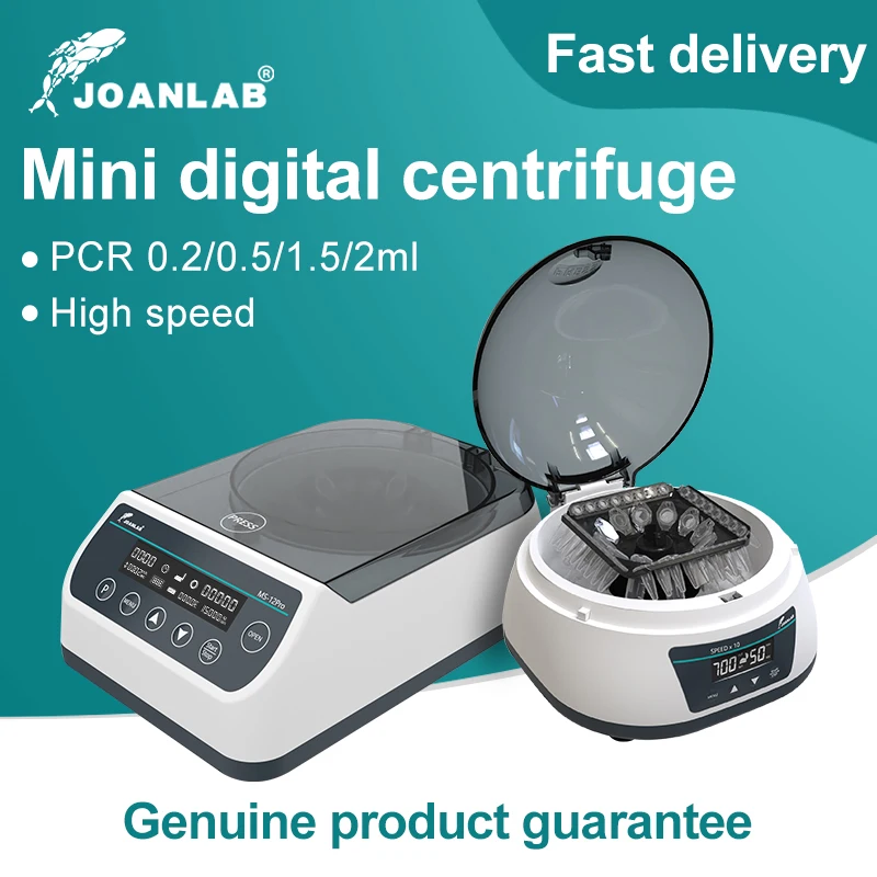 PCR centrifuge Machine Digitálna vysokorýchlostná plazmatická laboratórium Centrifuge Lab MicroCentrifuge 4000RPM 12000RPM 0,2/0,5/1,5/2 ml centrifugačná trubica