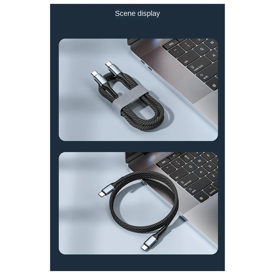 PD 240W nabíjací kábel dvojitého typu C až USB Typ C 240WPD Dátový kábel