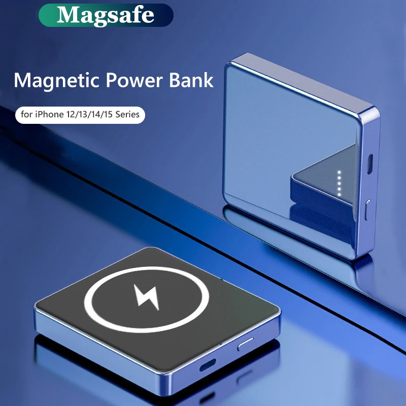 PD20W Power Bank Magnetic 10000MAH Prenosný bezdrôtový rýchly nabíjanie Powerbank pre Magsafe pre iPhone 15 Pro Max 14 13 12 x Xiaomi