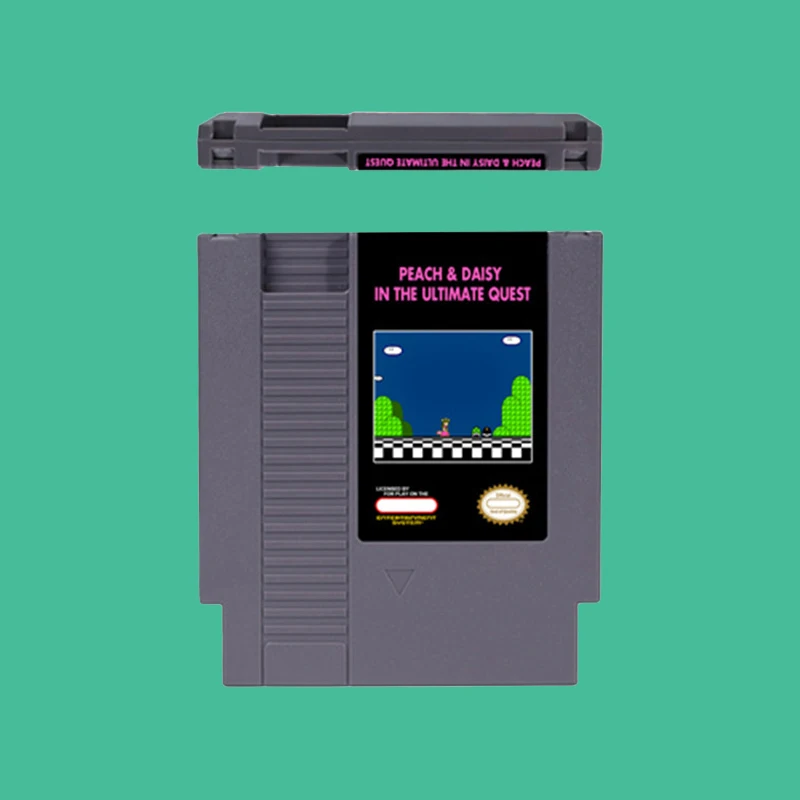 Peach & Daisy v The Ultimate Quest (Hack)- 72 kolíkovej hernej kazety pre konzolu videohry 8bit NES