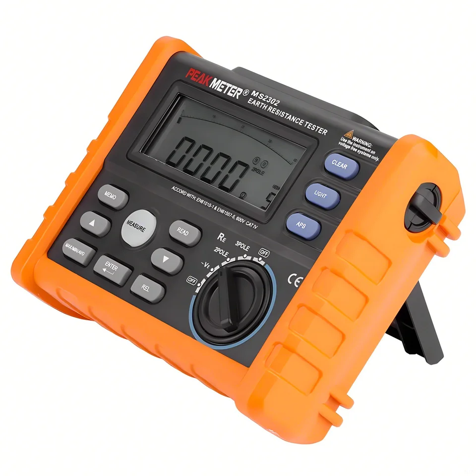 PEAKMETER MS2302 TESTITERY ZAMETNÉHO ZARIADENIA 2 Pole / 3 Pole 600V Solárne PV Testovanie súprav