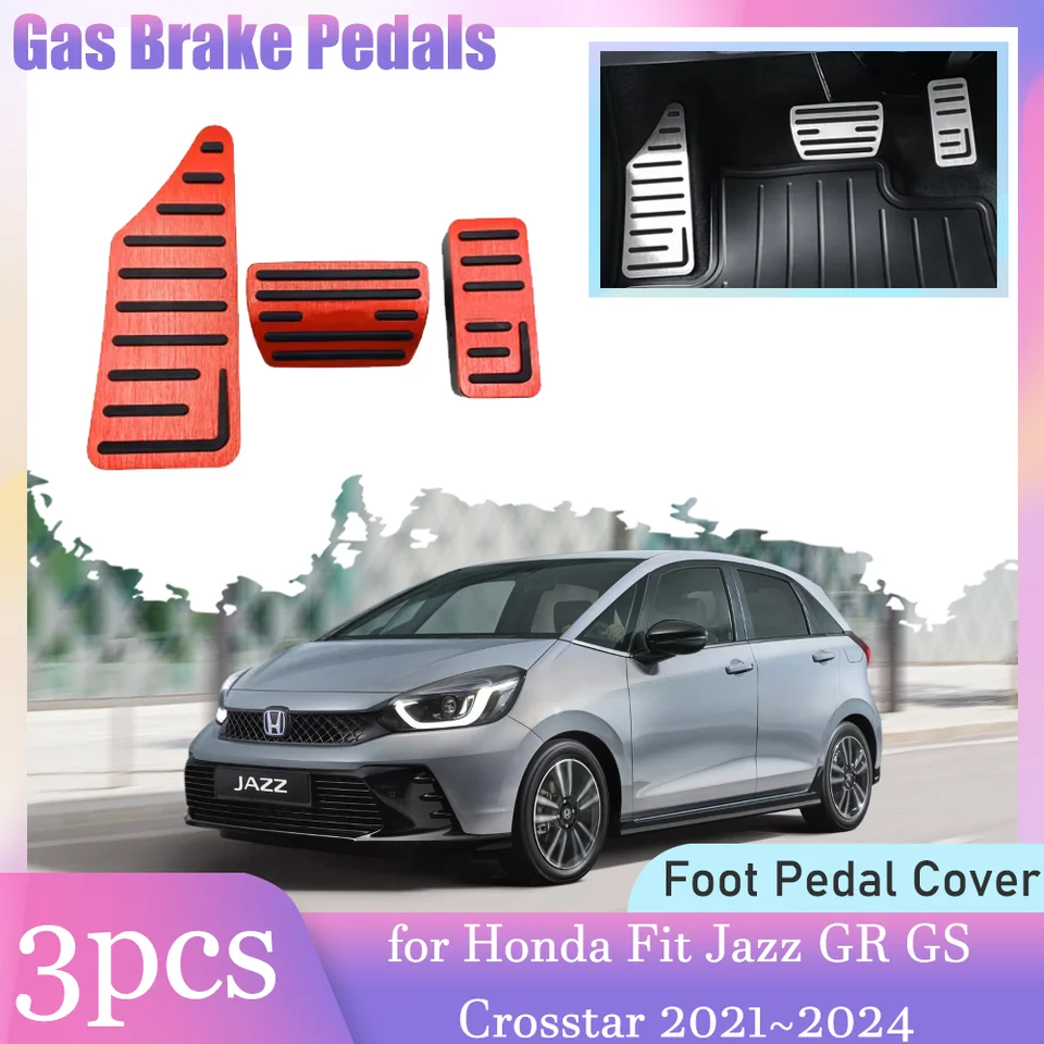 Pedály na odpočinok z automobilového brzdového odpočinku pre Honda Fit Jazz GS Crosstar 2021 ~ 2024 2022