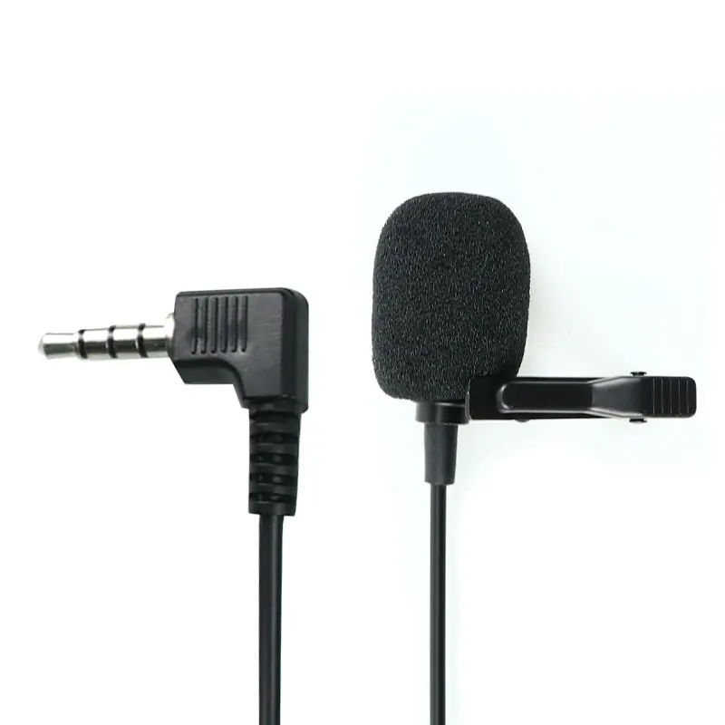 Peerce Mini prenosný lavalier mikrofón kondenzátor Clip-on Lafl Mic Wired Mikrofo/Microfon pre rádio Android Car Radio