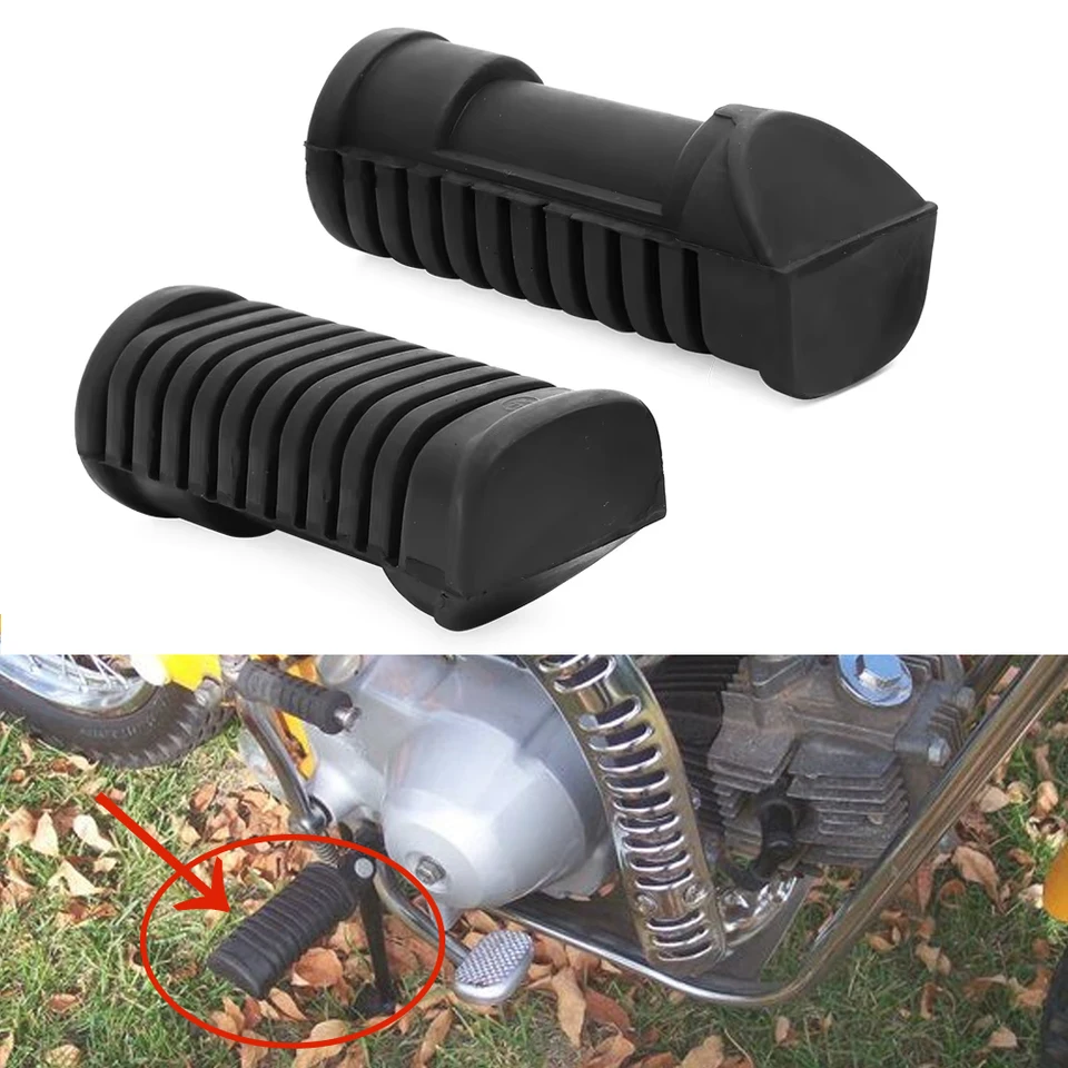 PEG PEG GUS GUSLE Nonsslip Footrest Pedal Peg Cover Cover Set pre Honda CT90 CL77 CB CL100 125 175 350 450 50661-110-000
