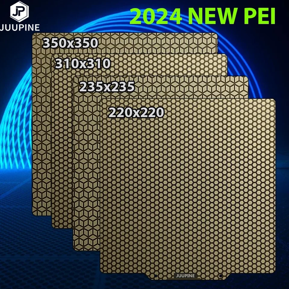 PEI 220X220 Creality Ender 3 S1 Build Plate PEI PEI PEI PEI 235X235 350X350 310X310 Oceľový plech horúcej postele 3D tlačiareň Príslušenstvo