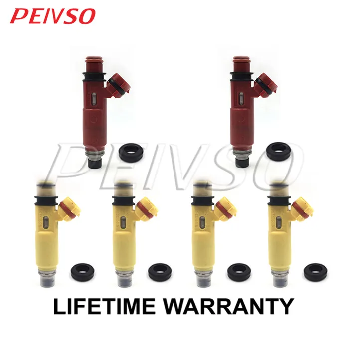 PEIVSO 6ks 195500-4450 N3H3-13-250A Injektor paliva pre Mazda RX-8 1,3L 2004 ~ 2009 1955004450 N3H3-13-250