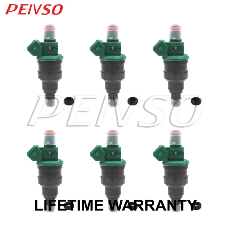 PEIVSO 6PCS SDH240 Inp-534 Inp534 MD189021 Injektor paliva pre Mitsubishi Montero 3,5L V6 1994 ~ 1996