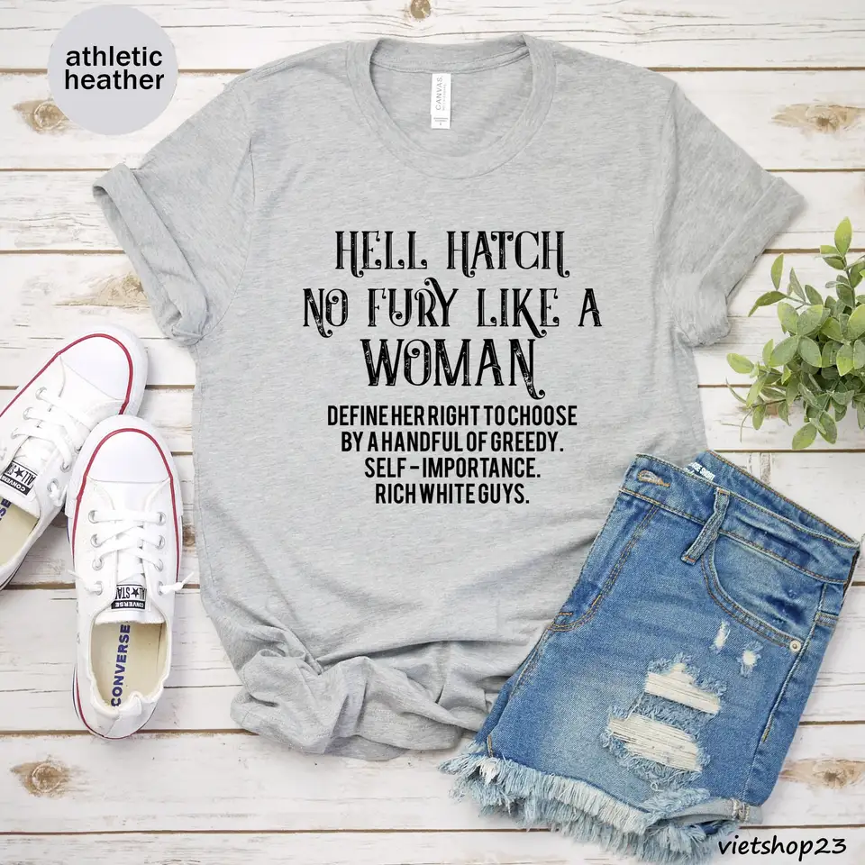 Pekelné vyliahnutie bez zúrivosti ako žena unisex tričko, feministické tričko, feministický darček, odpalisko pre práva žien, košeľa rovnosti, darček pre ženy
