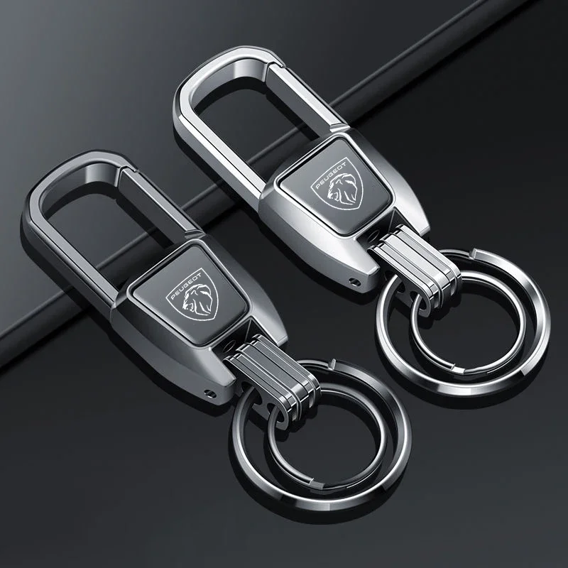 Pendant kľúča kľúča automobilu Automatické kľúče držiteľ reťazca pre Peugeot 306 307 308 2008 3008 4008 508 406 407 408 206 207 208 208xs
