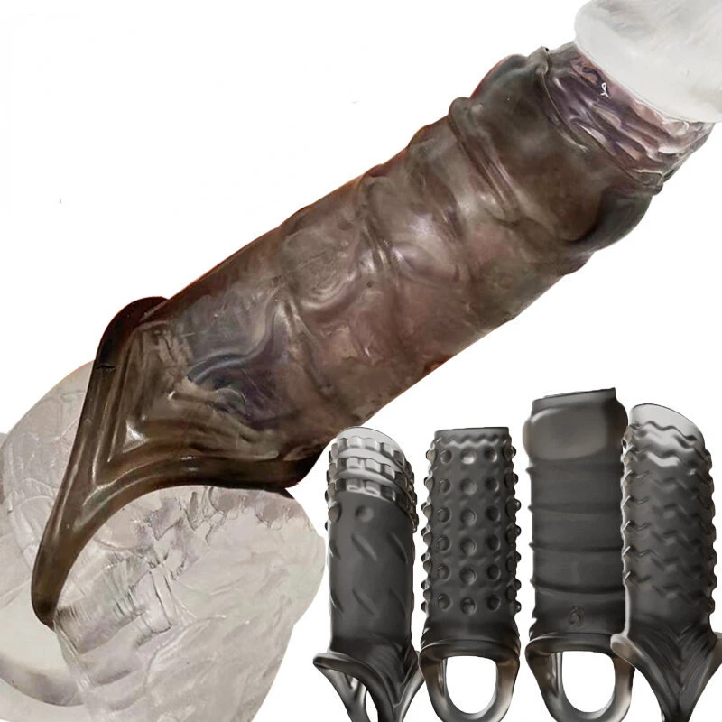 Penis prstene pre mužov oneskorenie ejakulácie kondómu Penis Penis Extension Rozšírenie Dildo Dospelý análny plug Sex Hračky bez vibrátora pre ženy