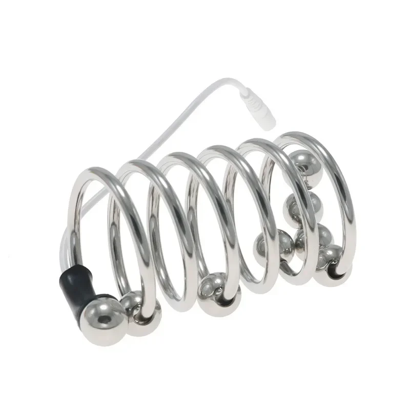 Penis Ring Ring Electro Shock Sex Hračky pre mužov Rings Rings Oneskorené spermie EJACULÁTOR ELEKTRICKÉ Stimulácie Rings Lekárske tematické hračky