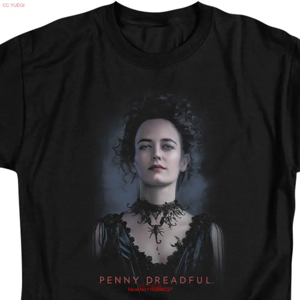 Penny Dreadful Vanessa Black T košeľa dlhé alebo krátke rukávy